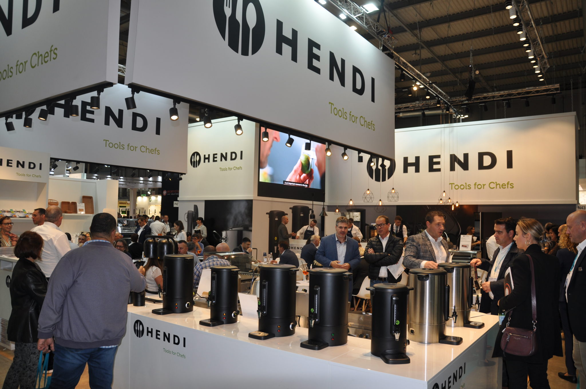 stoisko gastronomiczne, Host Fiera Milano stoisko Hendi – Tatjana Kobuszewska, TRK System