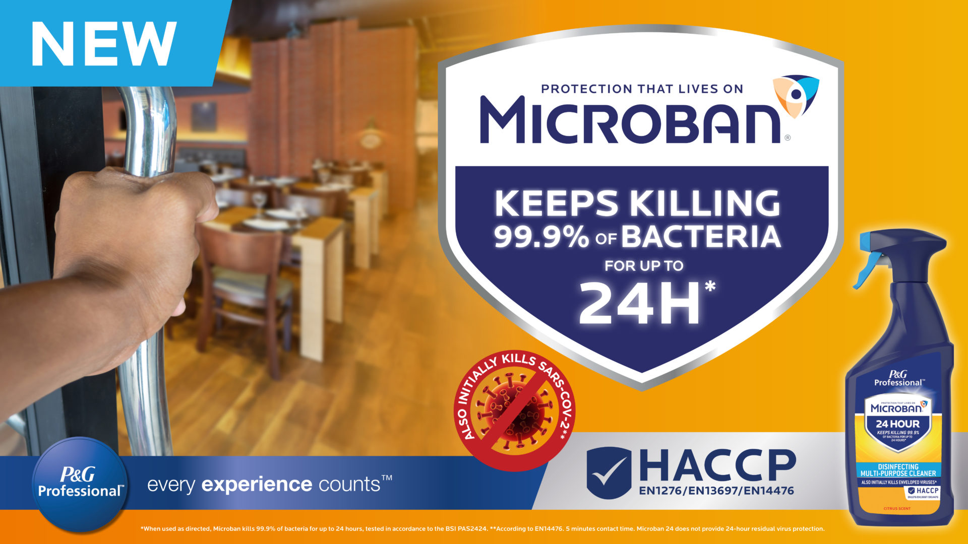 Microban 24 Professional The new disinfectant brand offering up to 24