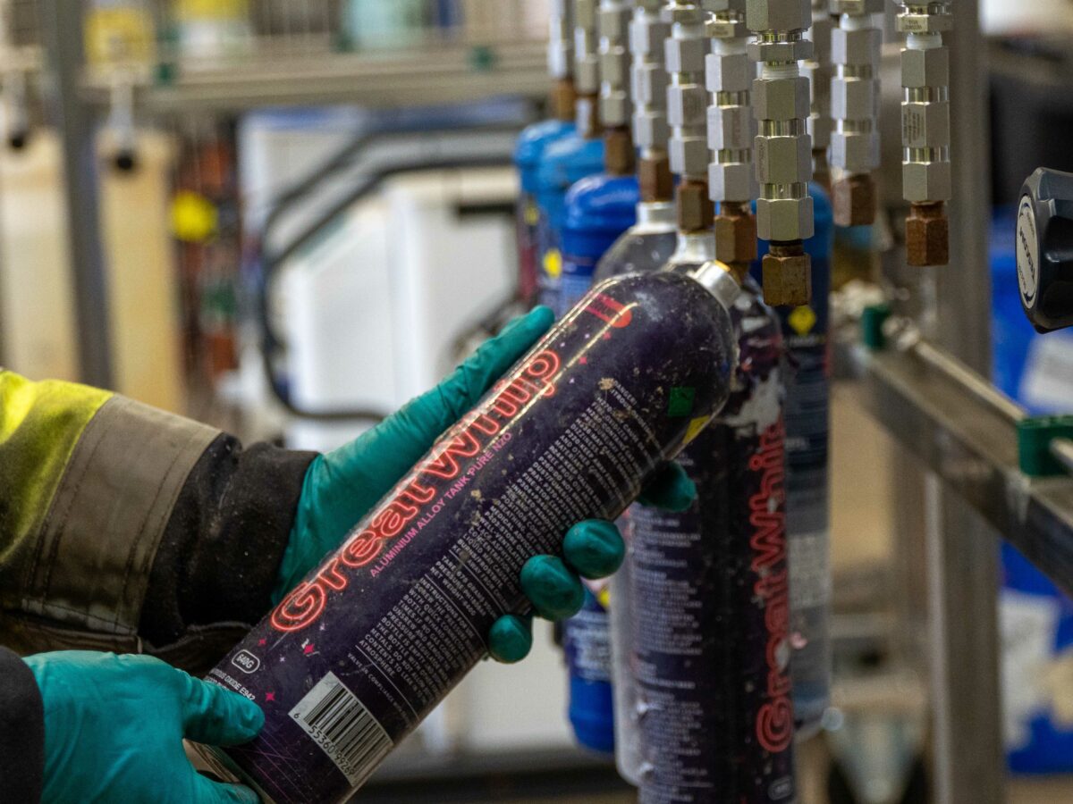 Recycling system developed for kitchen nitrous oxide canisters