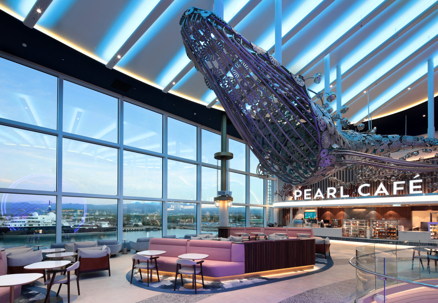 How many dishwashers do you need to keep plates and cutlery clean on the world’s largest cruise