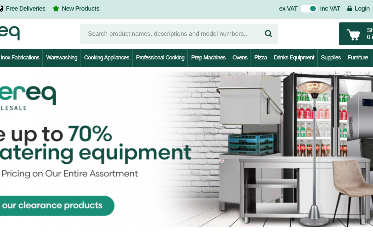 Adexa owner sets up online catering equipment wholesaler